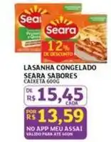 Assaí Atacadista Seara - lasanha congelado oferta