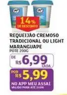 Assaí Atacadista Cremoso - requeijão cremoso tradicional ou light oferta