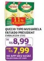 Assaí Atacadista President - queijo tipo mussarela fatiado oferta