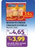 Assaí Atacadista Estrela - biscoito cream cracker oferta