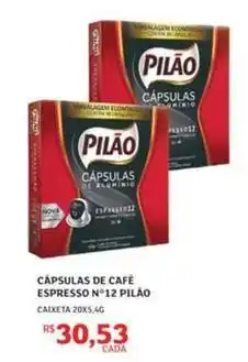 Assaí Atacadista Pilão - cápsulas de café espresso n°12 oferta