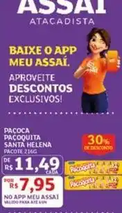 Assaí Atacadista Cartuxa colheita - pacoca pacquita santa helena oferta