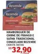 Assaí Atacadista Rezende - hambúrguer de carne de frango e suina tradicional congelado oferta