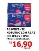 Assaí Atacadista Q delicia - absorvente noturno com abas oferta