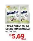 Assaí Atacadista Sonho - lava-roupas em po fragrâncias oferta