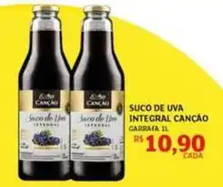 Assaí Atacadista Canção - suco de uva integral oferta
