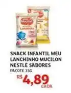 Assaí Atacadista Nestlé - snack infantil meu lanchinho mucilon sabores oferta