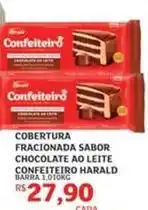 Assaí Atacadista Harald - cobertura fracionada sabor chocolate ao leite confeiteiro oferta