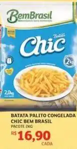 Assaí Atacadista Bem brasil - batata palito congelada chic oferta