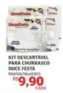 Assaí Atacadista Doce dia - kit descartável para churrasco oferta