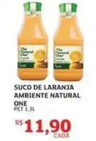 Assaí Atacadista Natural one - suco de laranja ambiente oferta