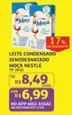 Assaí Atacadista Moça - leite condensado semidesnatado oferta