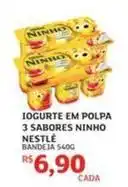 Assaí Atacadista Nestlé - iogurte em polpa 3 sabores ninho oferta