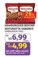 Assaí Atacadista Maturatta - hamburguer bovino oferta