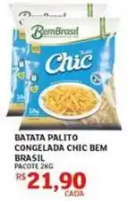Assaí Atacadista Brasil - batata palito congelada chic bem brasil oferta