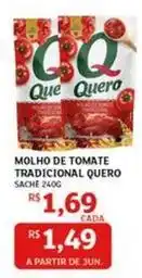 Assaí Atacadista Quero - molho de tomate tradicional oferta