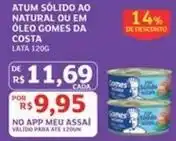Assaí Atacadista Natural - atum sólido ao ou em oleo oferta