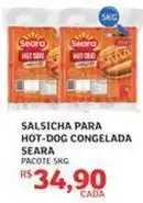 Assaí Atacadista Seara - salsicha hot-dog congelada oferta
