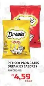 Assaí Atacadista Sabores - petisco para gatos dreamies sabores oferta