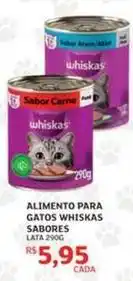 Assaí Atacadista Whiskas - alimento para gatos sabores oferta