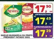 Roldão President - queijo mussarela ou prato oferta