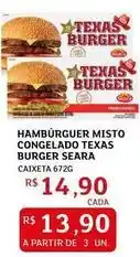 Assaí Atacadista Seara - hamburguer misto congelado texas burger oferta