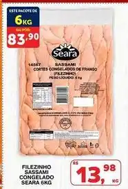 Roldão Seara - filezinho sassami congelado oferta