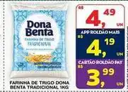 Roldão Dona benta - farinha de trigo oferta