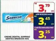 Roldão Sorriso - creme dental dentes brancos oferta