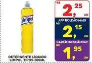 Roldão Limpol - detergente líquido oferta