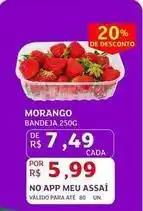 Assaí Atacadista Meu - morango oferta