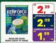Roldão Kero coco - água de coco oferta