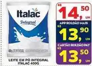 Roldão Italac - leite em po integral oferta