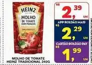 Roldão Heinz - molho de tomate tradicional oferta