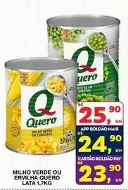 Quero - milho verde ou ervilha