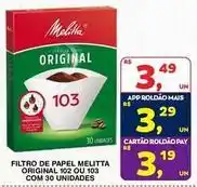 Roldão Melitta - filtro de papel oferta