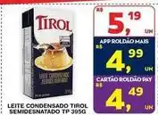Roldão Tirol - leite condensado oferta