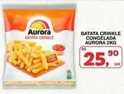 Roldão Aurora - batata crinkle congelada oferta