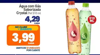 Água com Gás Saborizada Crystal Pet