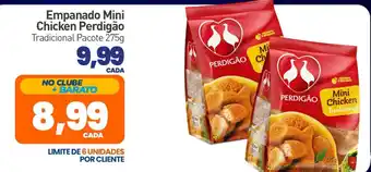 Empanado mini chicken perdigão tradicional