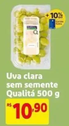 Mercado Extra Uva clara sem semente oferta