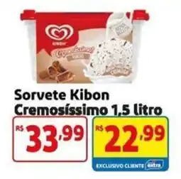 Mercado Extra Sorvete Kibon Cremosíssimo oferta