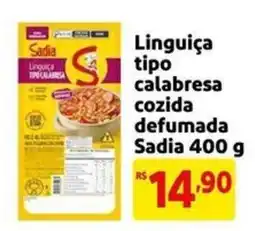 Mercado Extra Linguiça tipo calabresa cozida defumada oferta