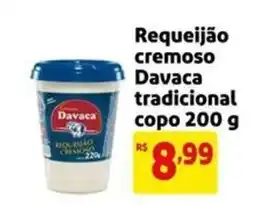 Mercado Extra Requeijão cremoso davaca tradicional copo oferta