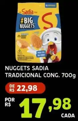 Bergamais Supermercados Nuggets sadia tradicional cong. oferta
