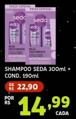 Bergamais Supermercados Shampoo seda oferta