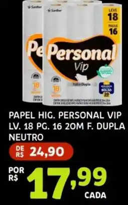 Bergamais Supermercados Papel hig. personal vip oferta