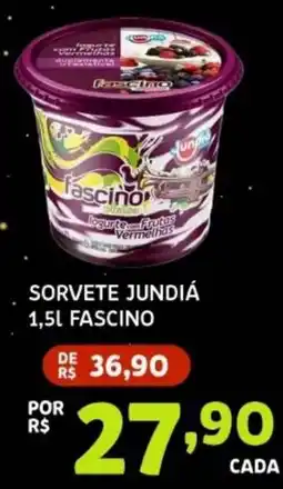 Bergamais Supermercados Sorvete jundiá 1,5l fascino oferta