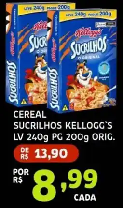Bergamais Supermercados Cereal sucrilhos kellogg's oferta