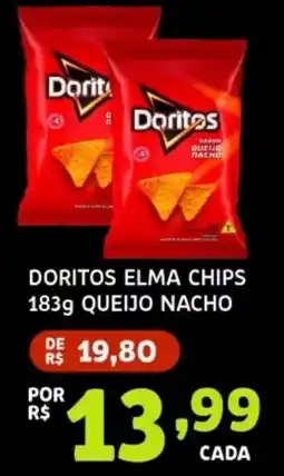 Bergamais Supermercados Doritos elma chips queijo nacho oferta